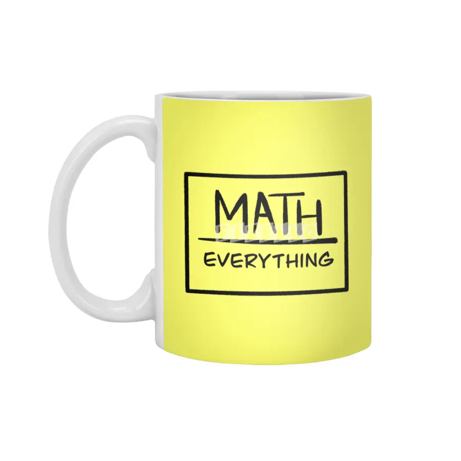 Math Above Everything Beyaz Kupa
