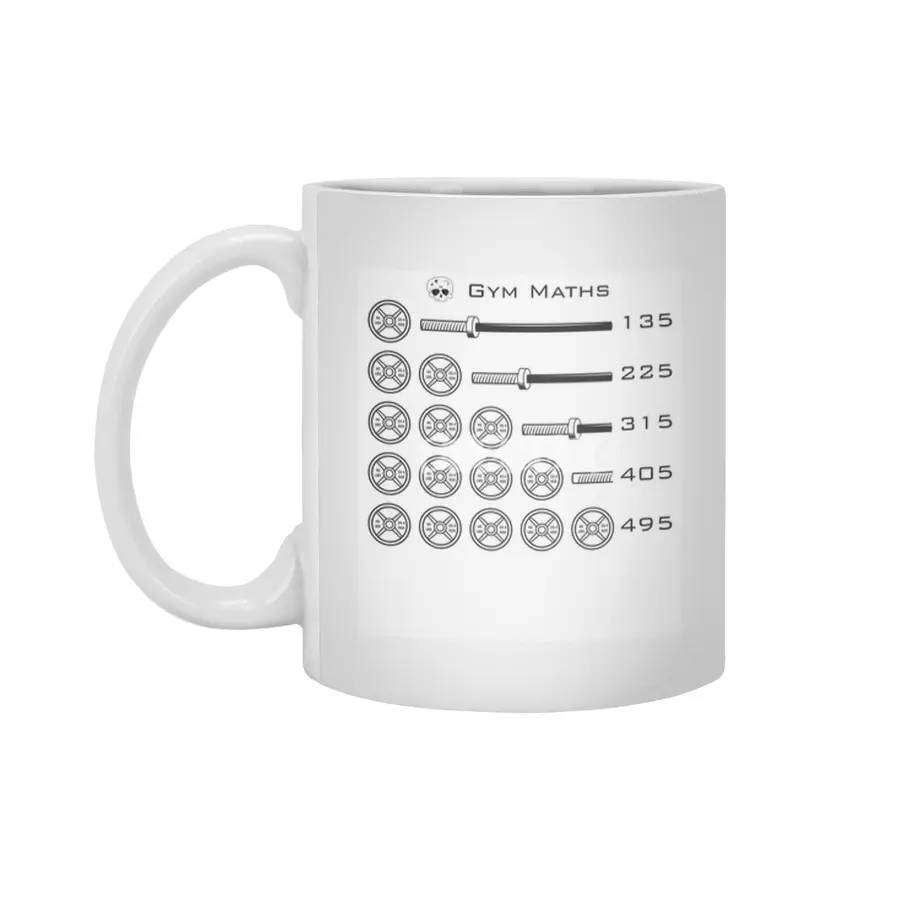 Gym Math Beyaz Kupa