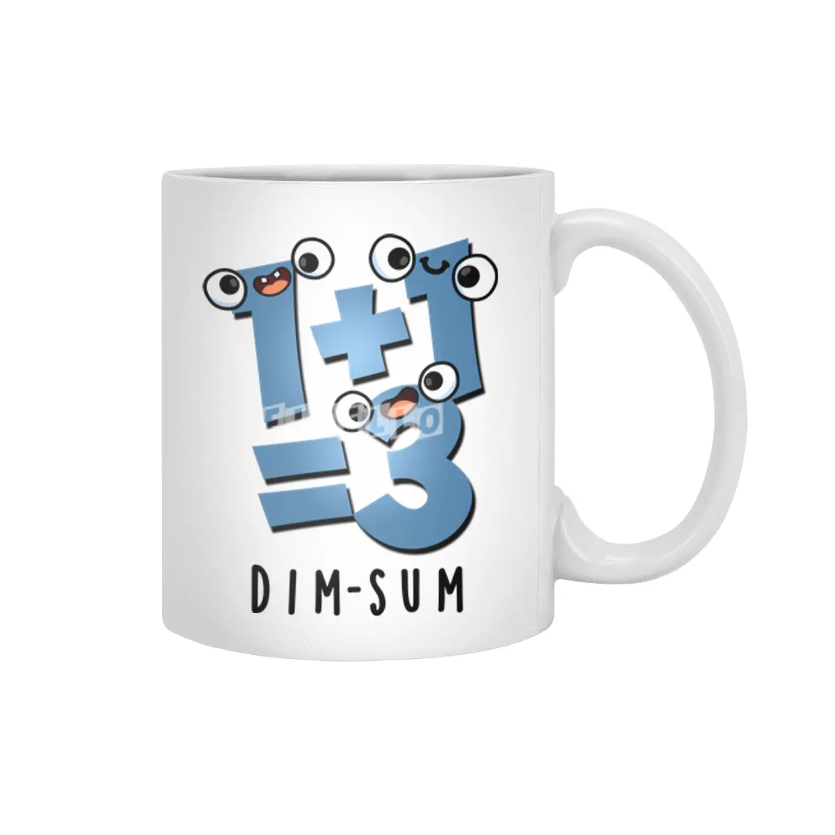 Dim Sum Cute Dimsum Math Pun Beyaz Kupa