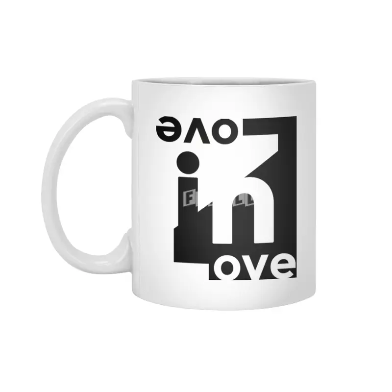 Black-Love in Love-Couple-Man-Octerson Beyaz Kupa