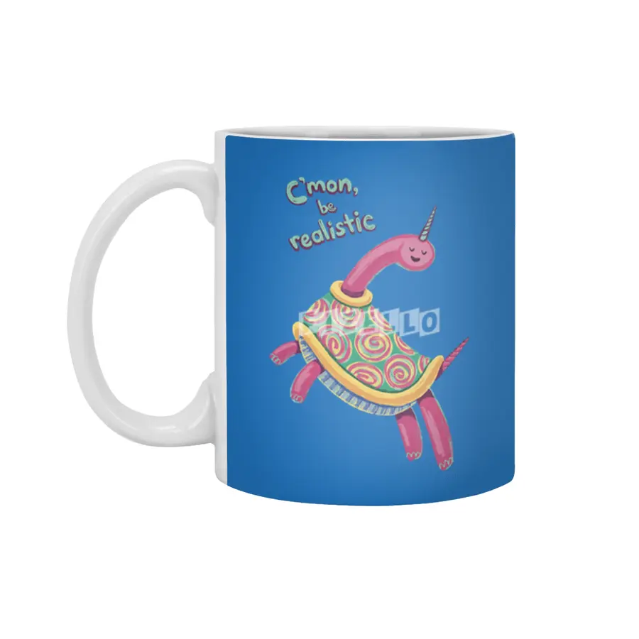 Unicorn Turtle Beyaz Kupa