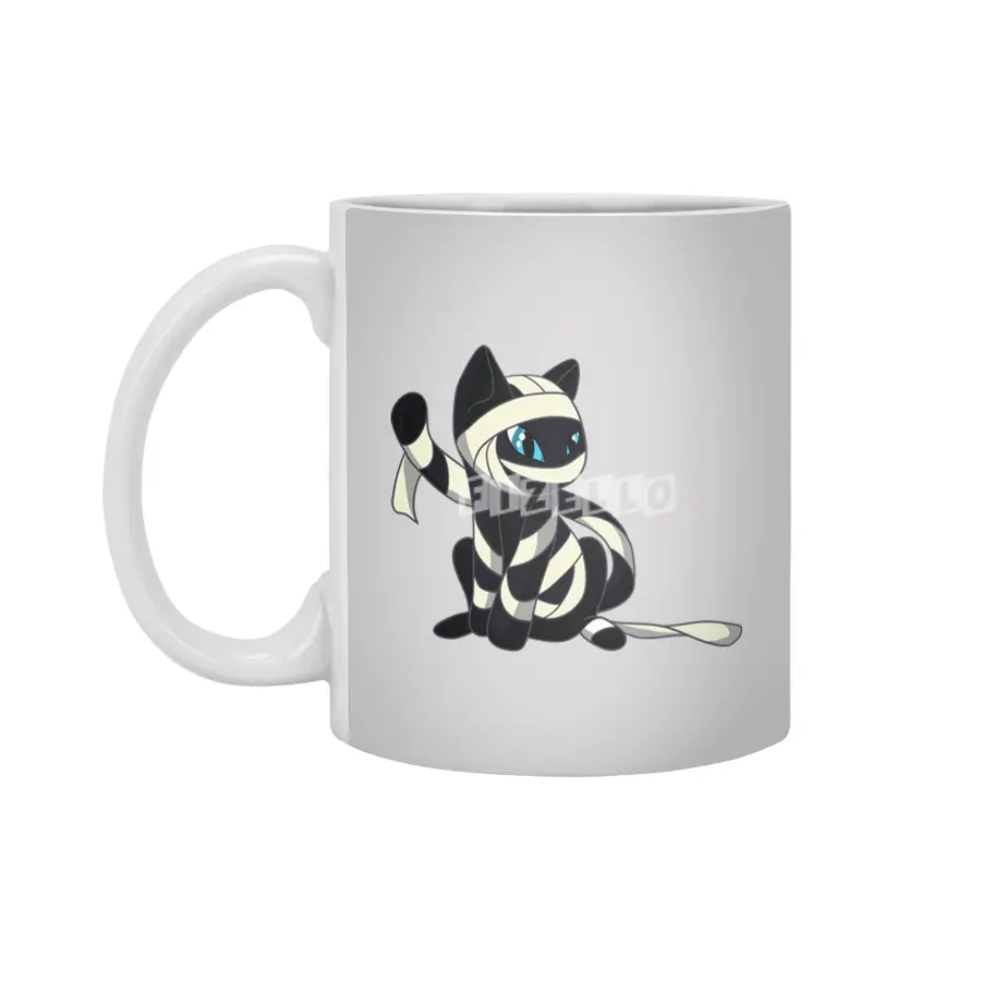 Mummy Cat Beyaz Kupa