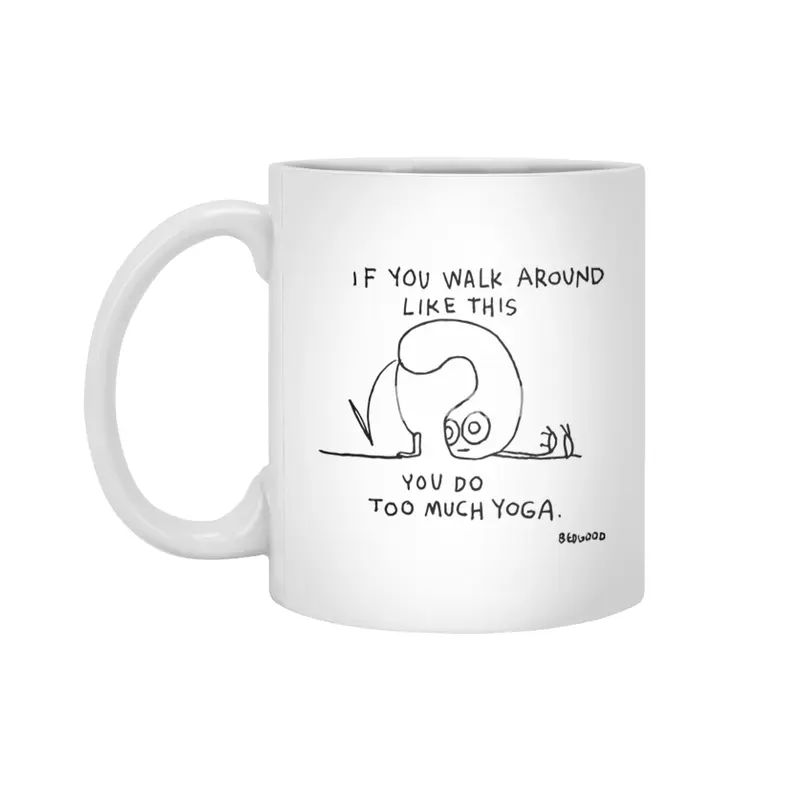 Yoga-ga. Beyaz Kupa