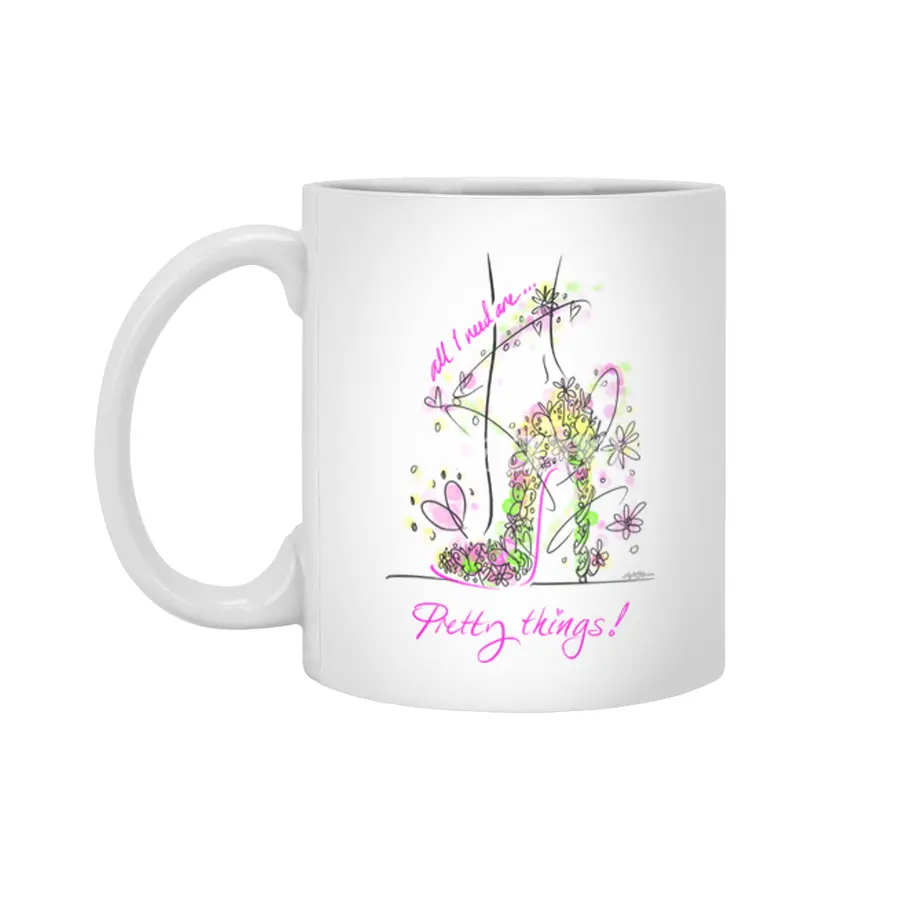 all I need are... Pretty things! Beyaz Kupa