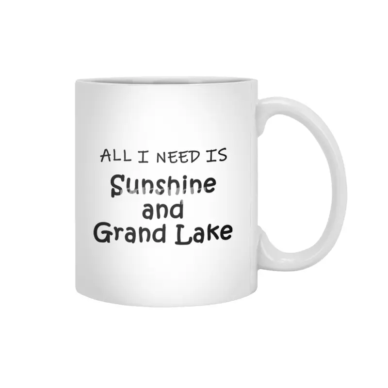 All I need is Sunshine and Grand Lake Beyaz Kupa