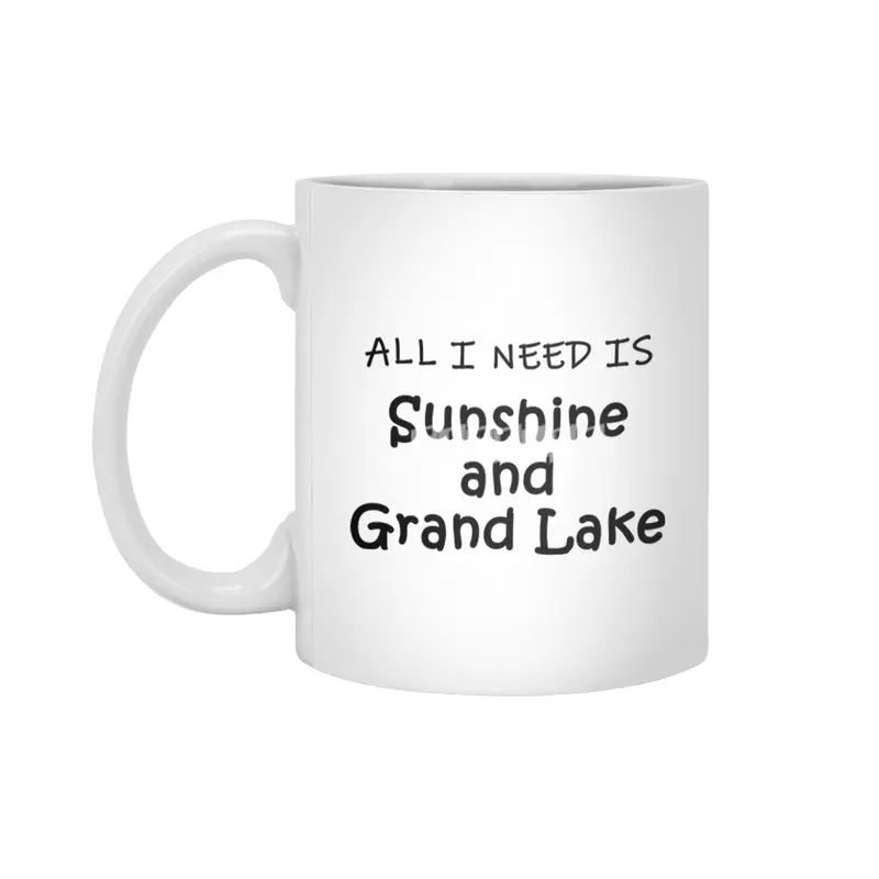 All I need is Sunshine and Grand Lake Beyaz Kupa