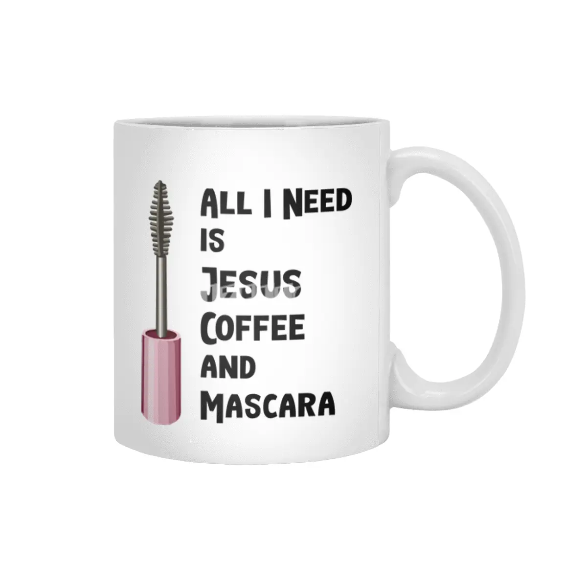 All I Need Is Jesus And Coffee Christian Beyaz Kupa