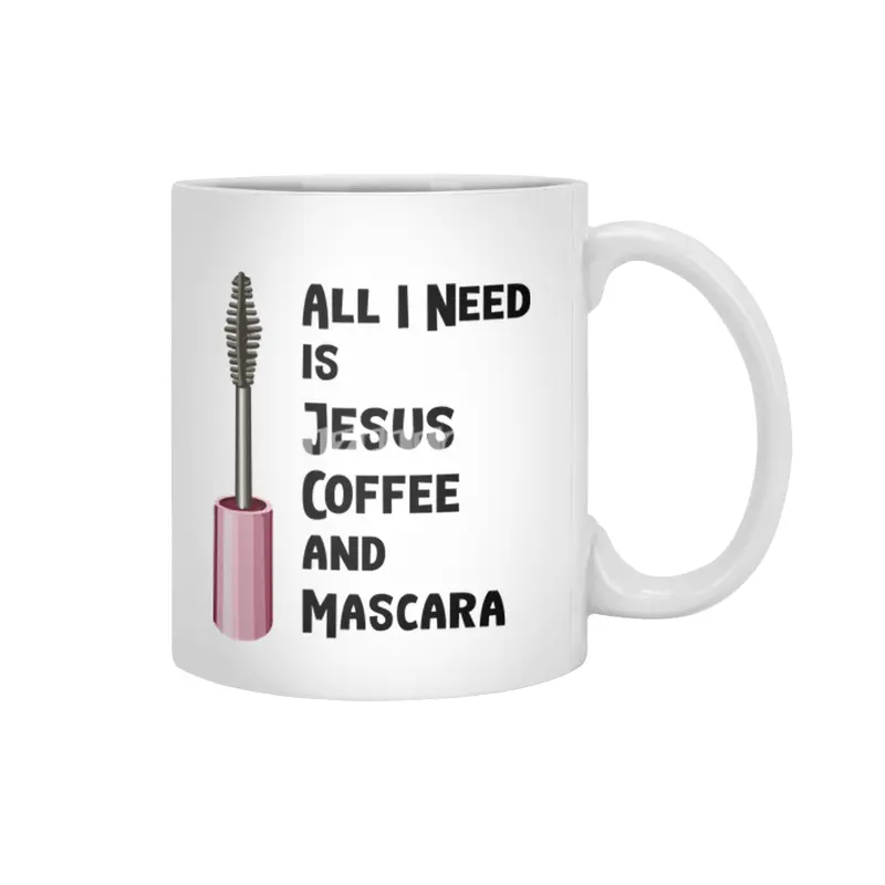 All I Need Is Jesus And Coffee Christian Beyaz Kupa