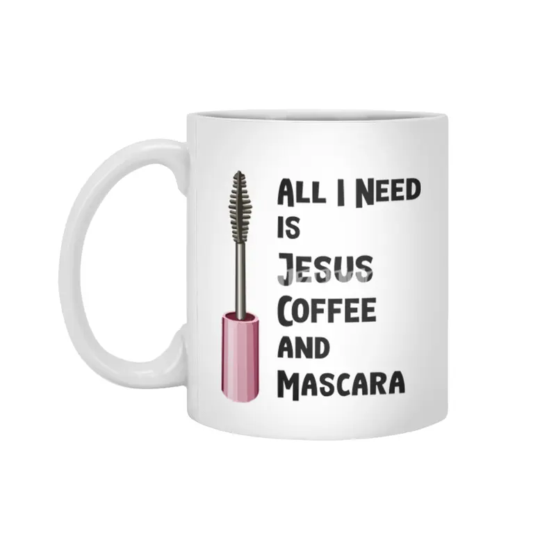 All I Need Is Jesus And Coffee Christian Beyaz Kupa