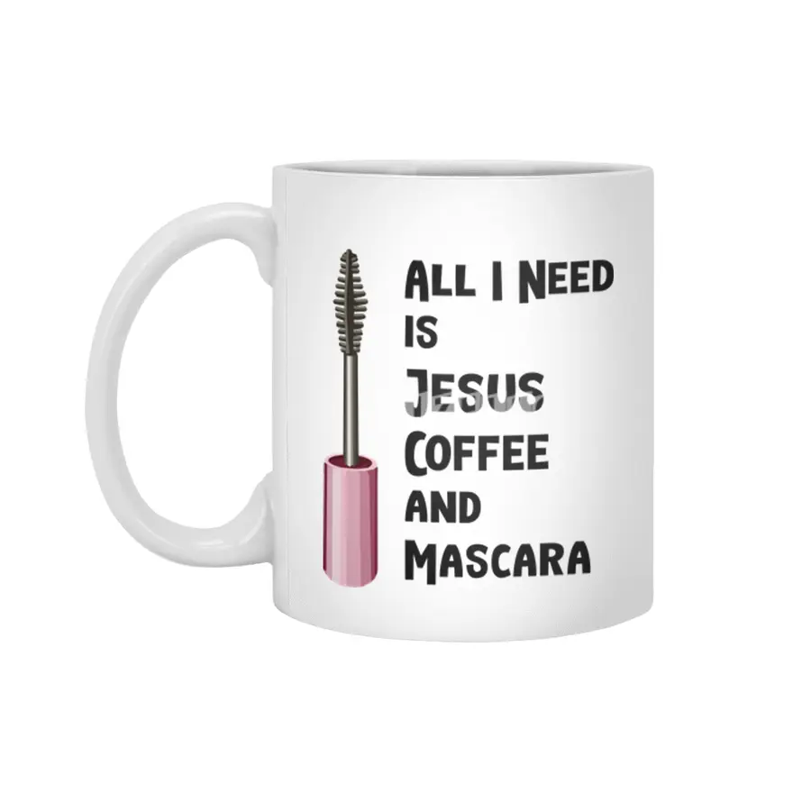 All I Need Is Jesus And Coffee Christian Beyaz Kupa