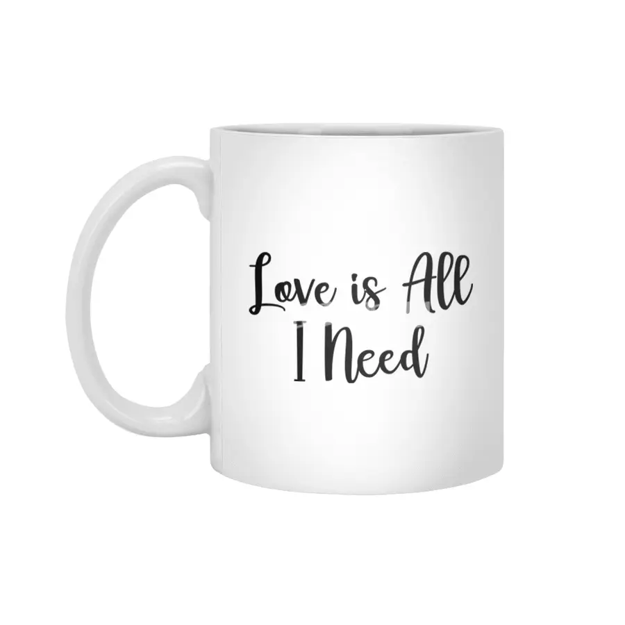 Love Is All I Need - GIN Beyaz Kupa