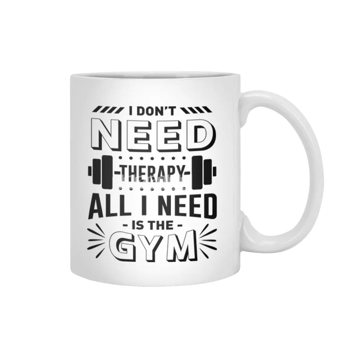 All I Need Is The Gym - Gym Beyaz Kupa