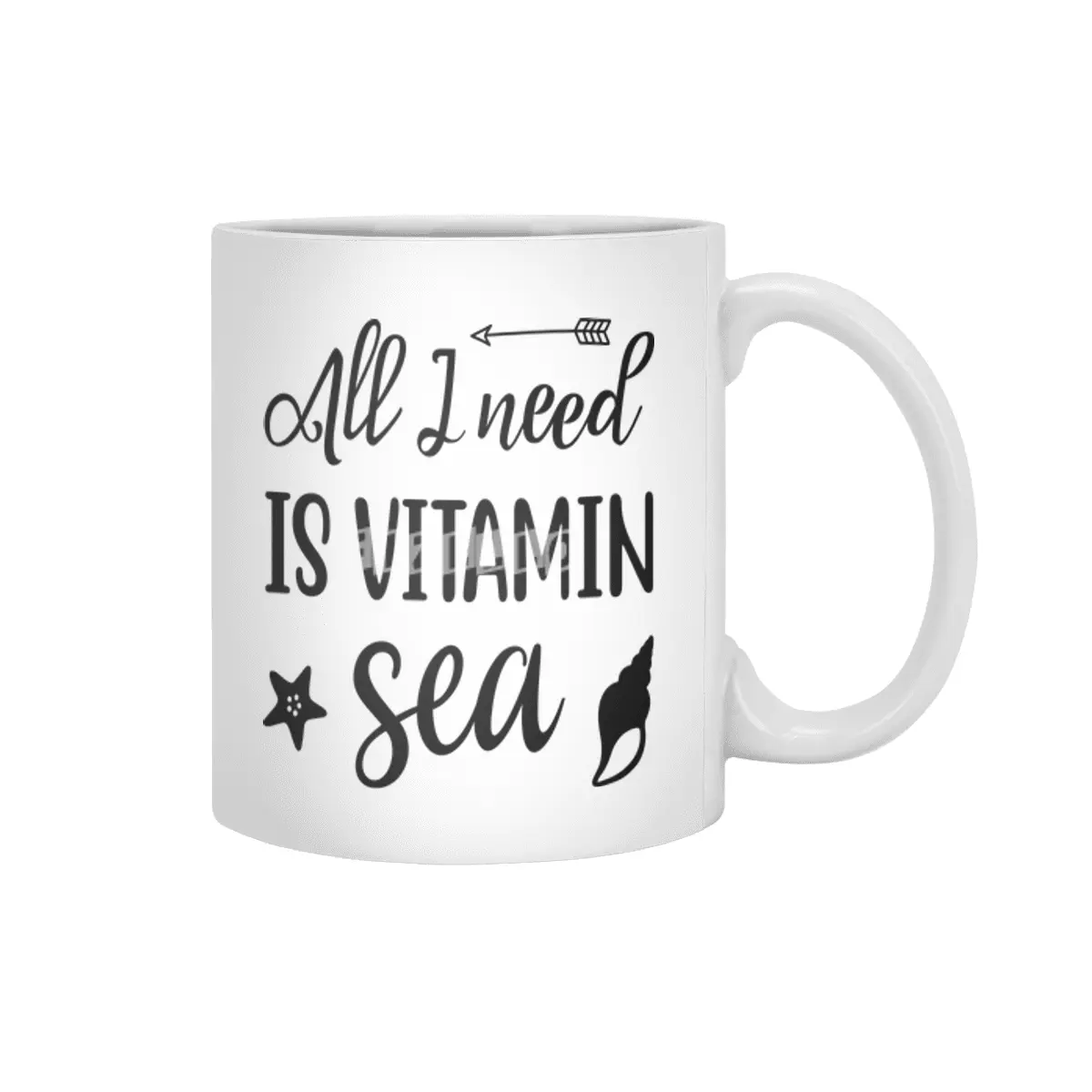 All I Need is Vitamin Sea Beyaz Kupa