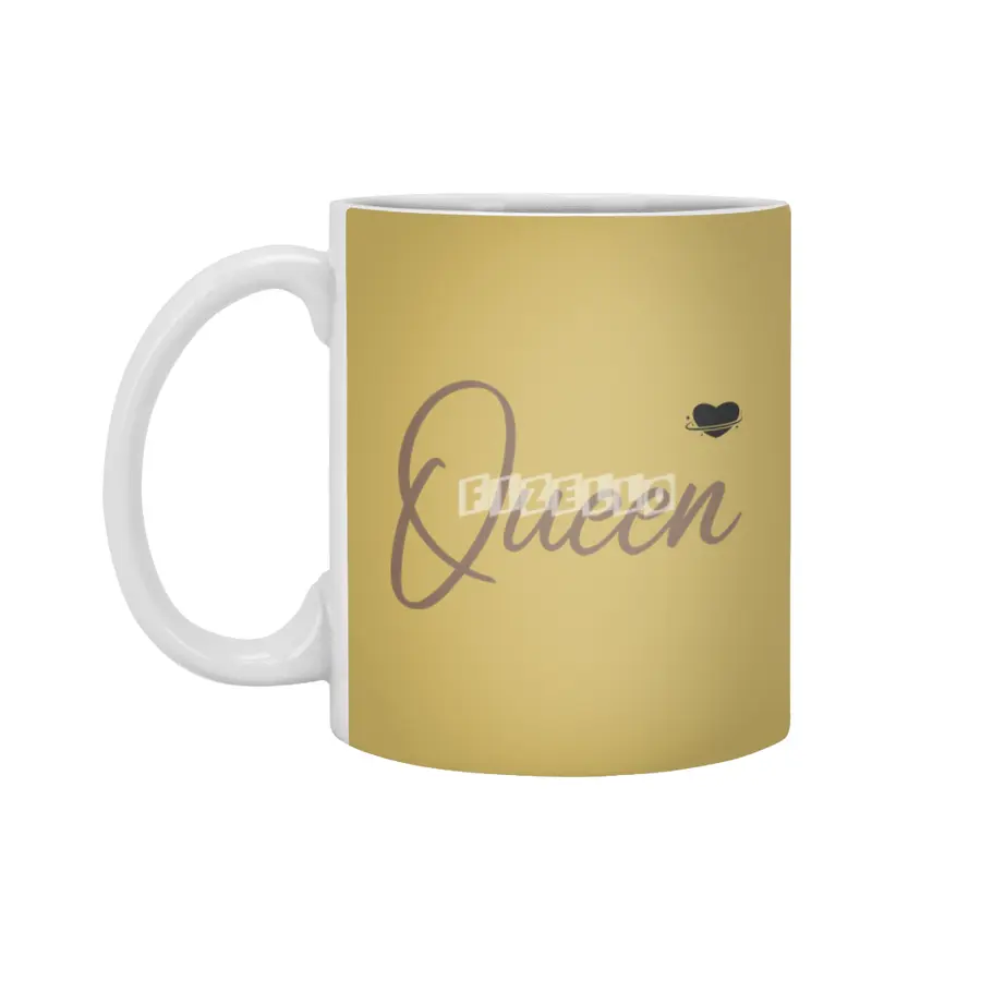 Queen of hearts Beyaz Kupa