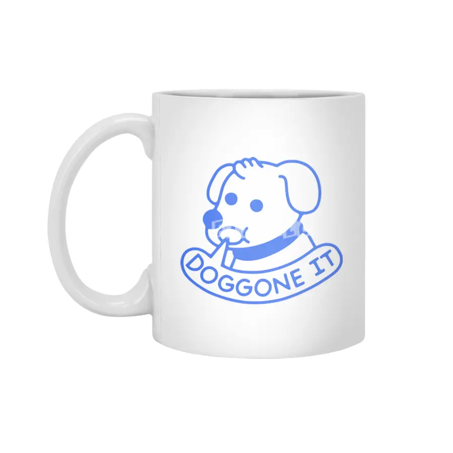 DOGGONE IT Beyaz Kupa