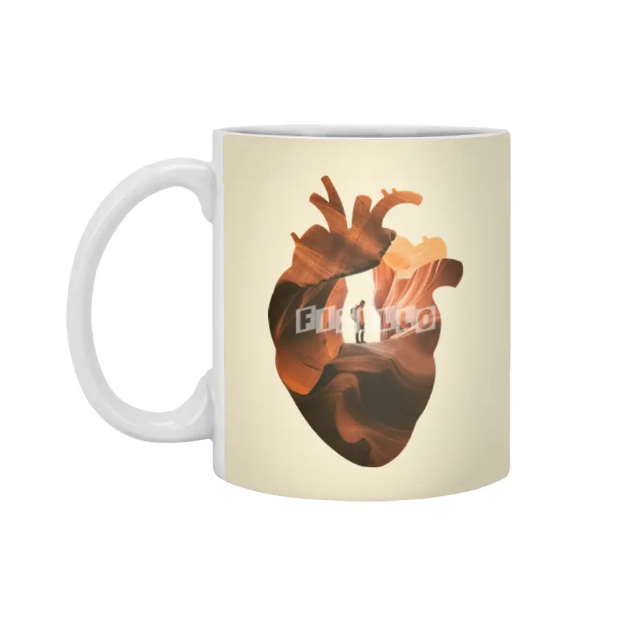 Heart Explorer Beyaz Kupa