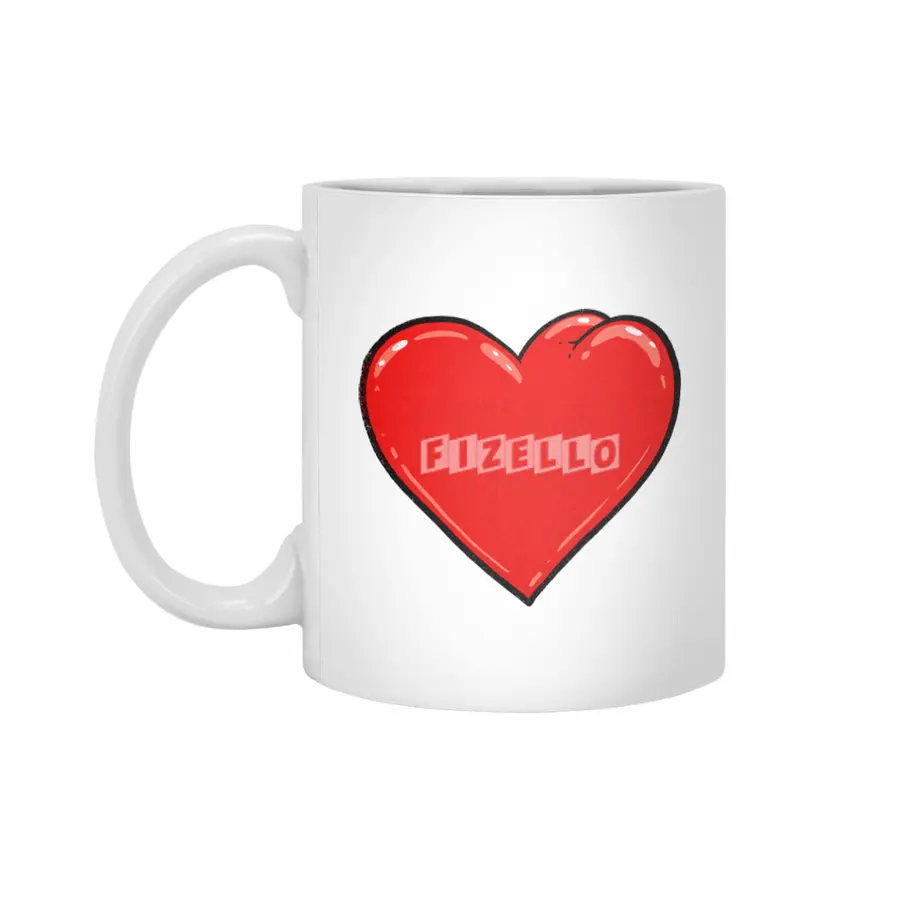 Heart Butt Beyaz Kupa