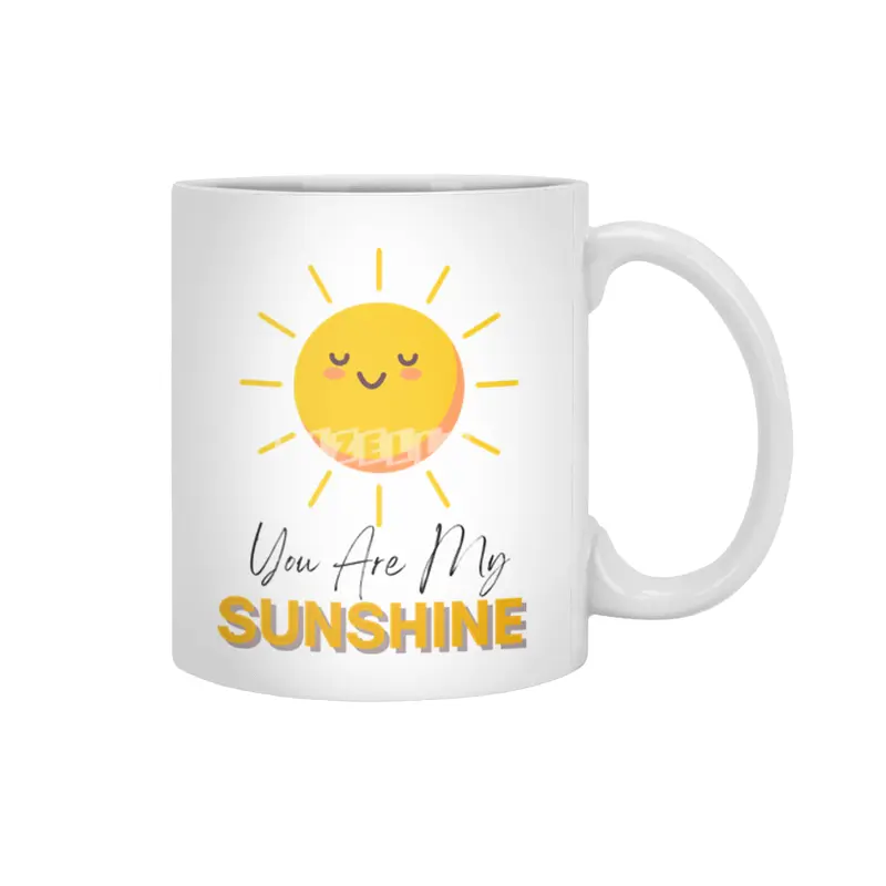 You Are My Sunshine Onesie® Baby Gift - Cute Spring Time Baby Clothes - Sunshine Baby shower for Boy Beyaz Kupa
