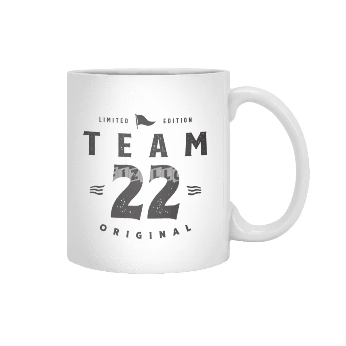 22nd Birthday Team 22 Years Old Beyaz Kupa