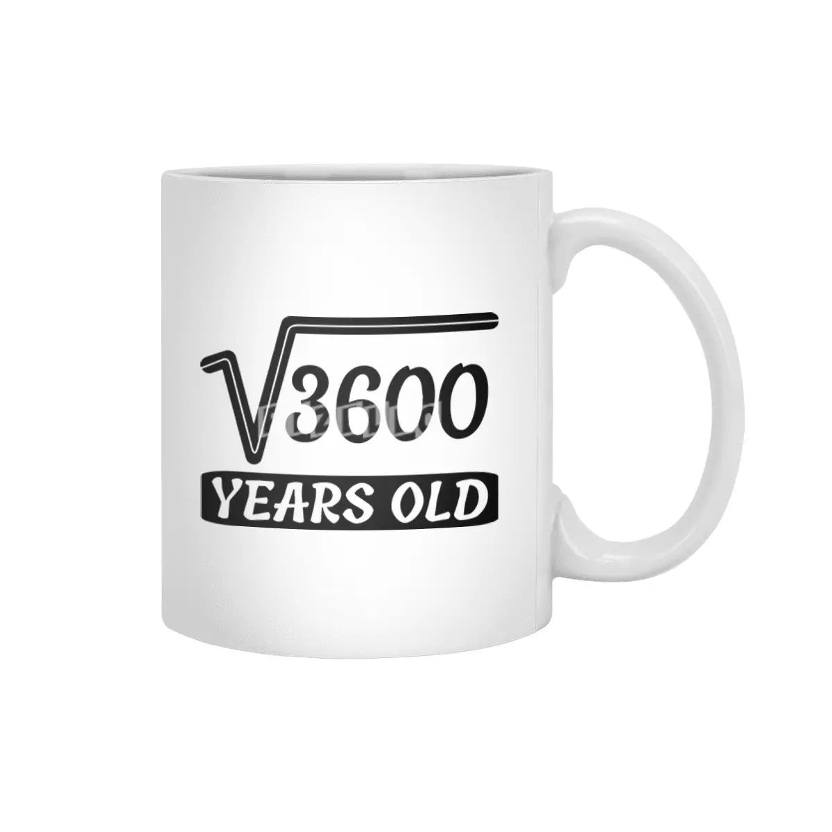 3600 years old birthday t-shirt Beyaz Kupa