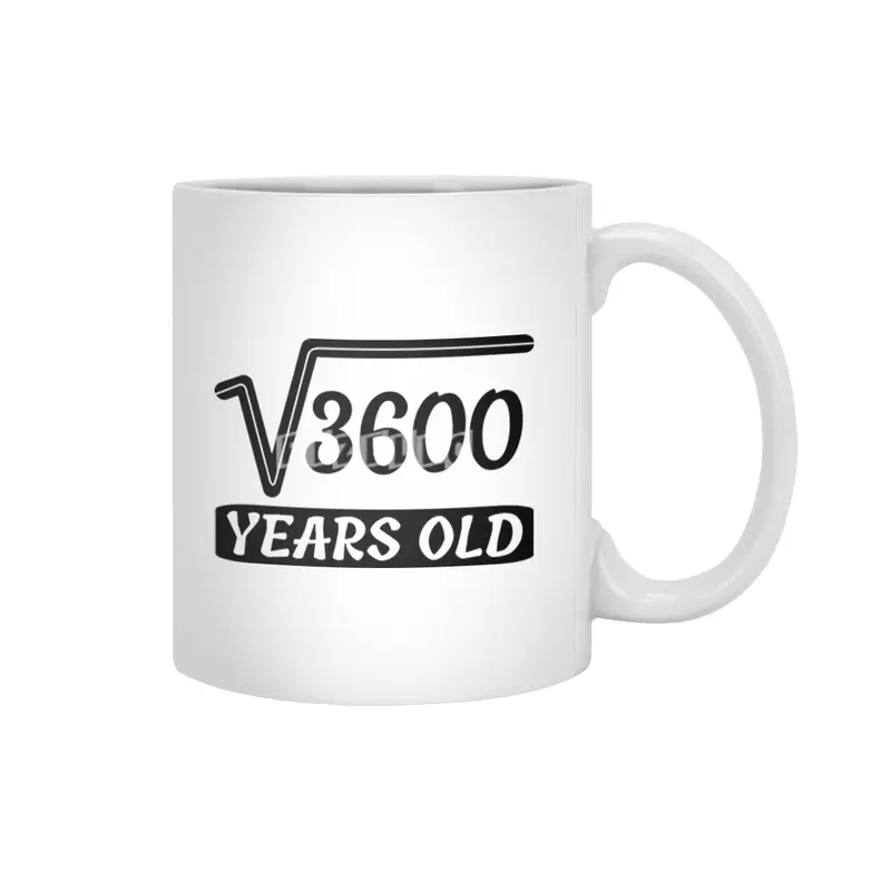 3600 years old birthday t-shirt Beyaz Kupa