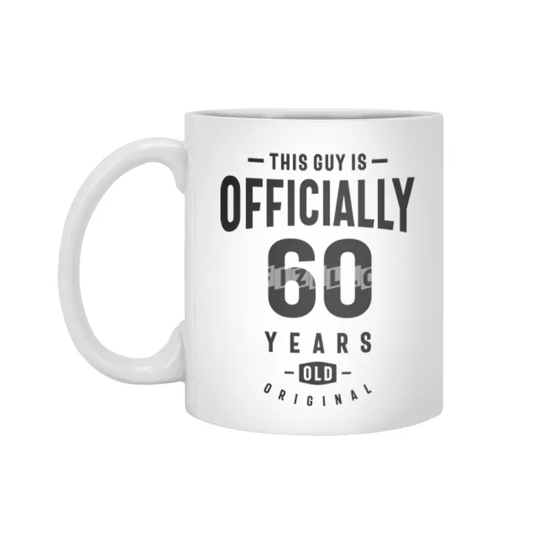 This Guy is Officially 60 Years Old - 60th Birthday Beyaz Kupa