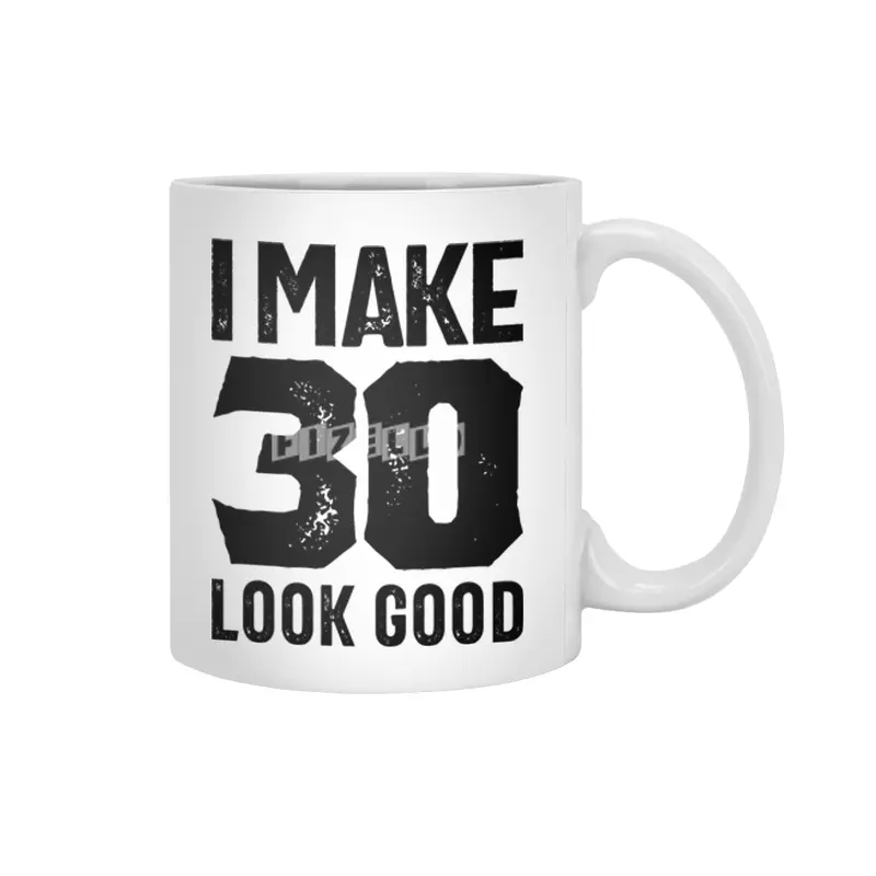 30 Year Old Gift | 30th Birthday Gift Ideas - Mens and Womens Beyaz Kupa