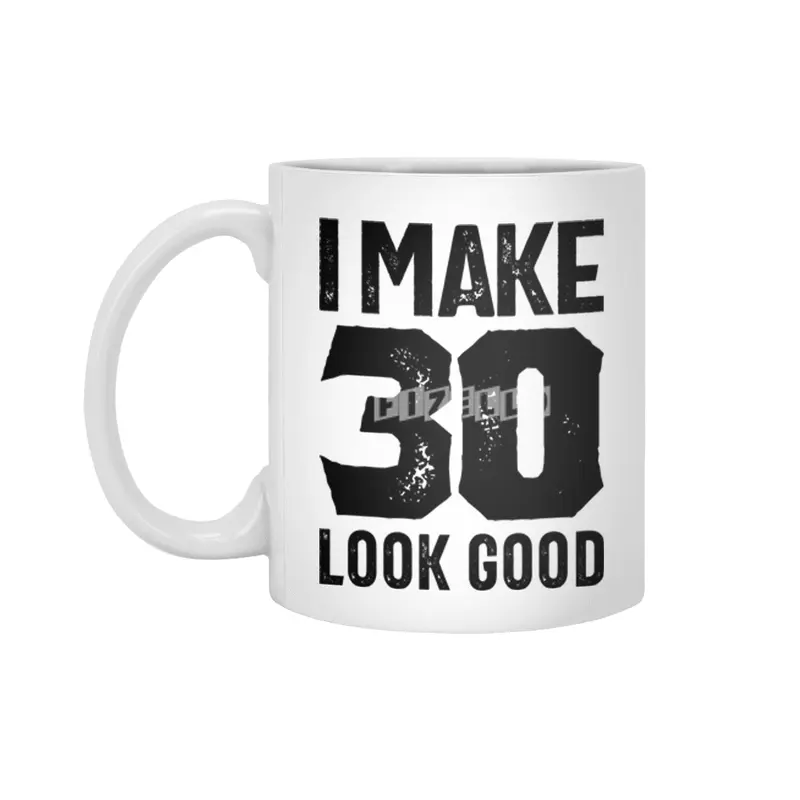 30 Year Old Gift | 30th Birthday Gift Ideas - Mens and Womens Beyaz Kupa