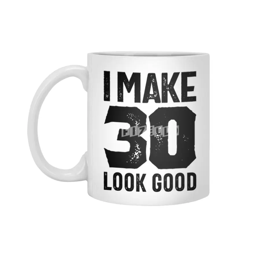 30 Year Old Gift | 30th Birthday Gift Ideas - Mens and Womens Beyaz Kupa