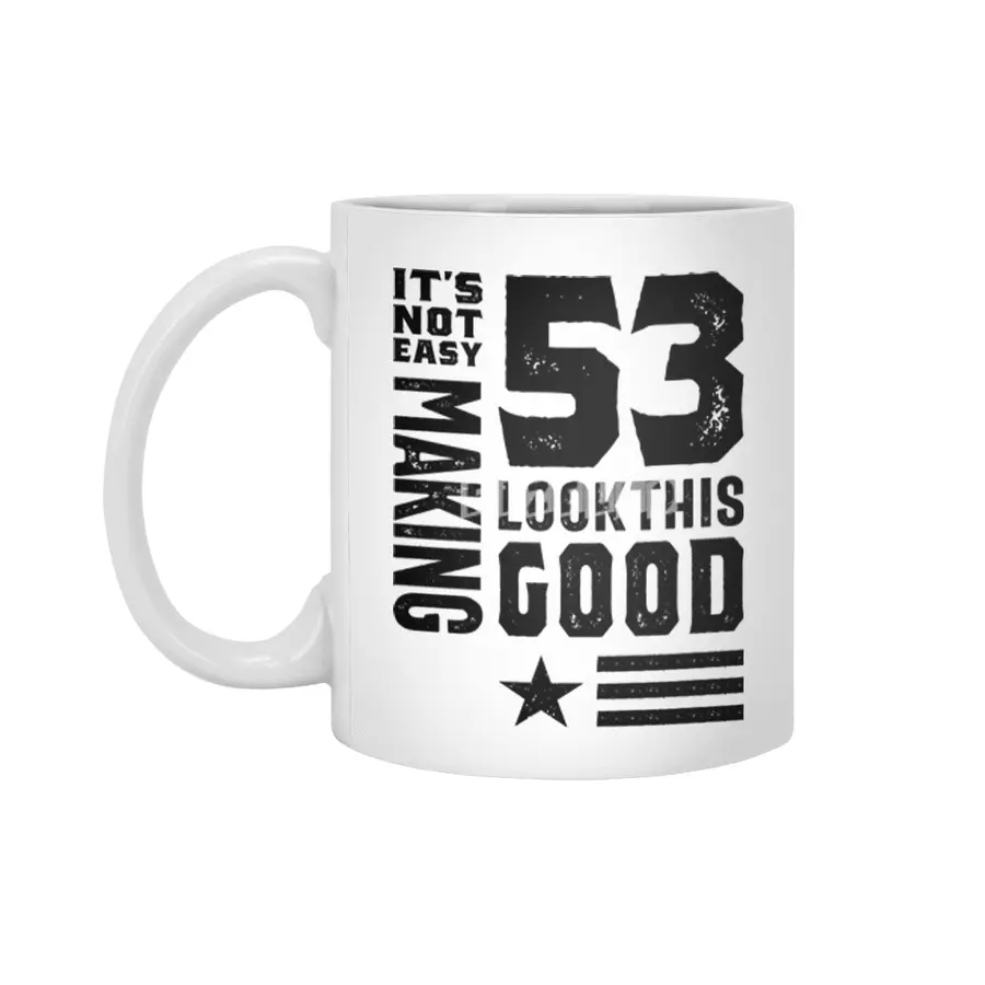 53 Year Old 53rd Birthday Funny Gift Beyaz Kupa