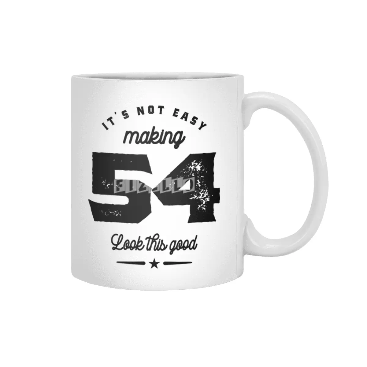 54 Year Old 54th Birthday Funny Gift Beyaz Kupa
