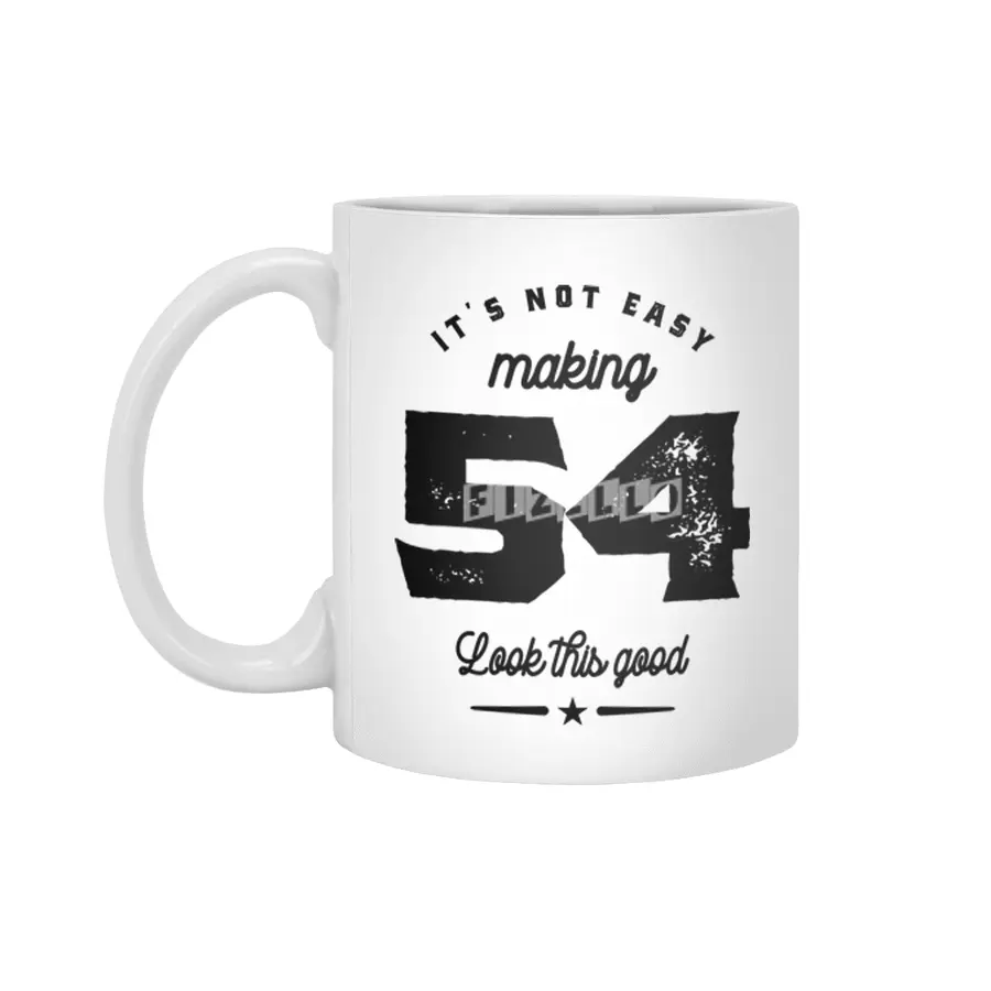 54 Year Old 54th Birthday Funny Gift Beyaz Kupa