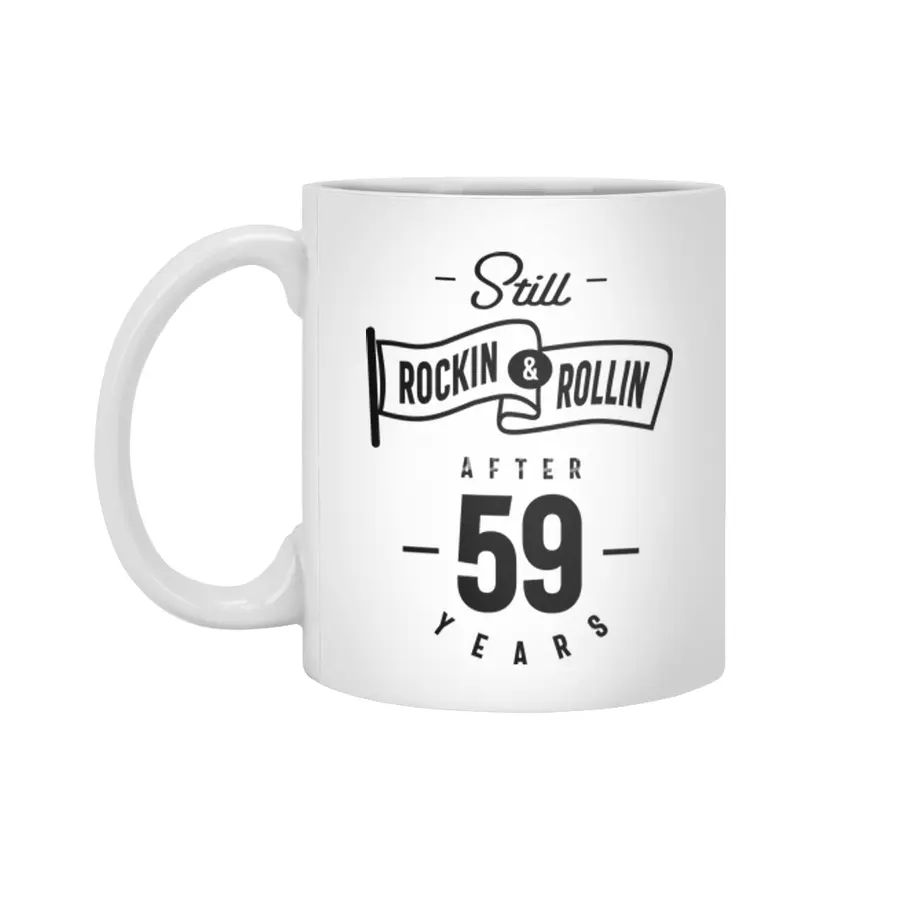 59 Year Old 59th Birthday Funny Gift Beyaz Kupa