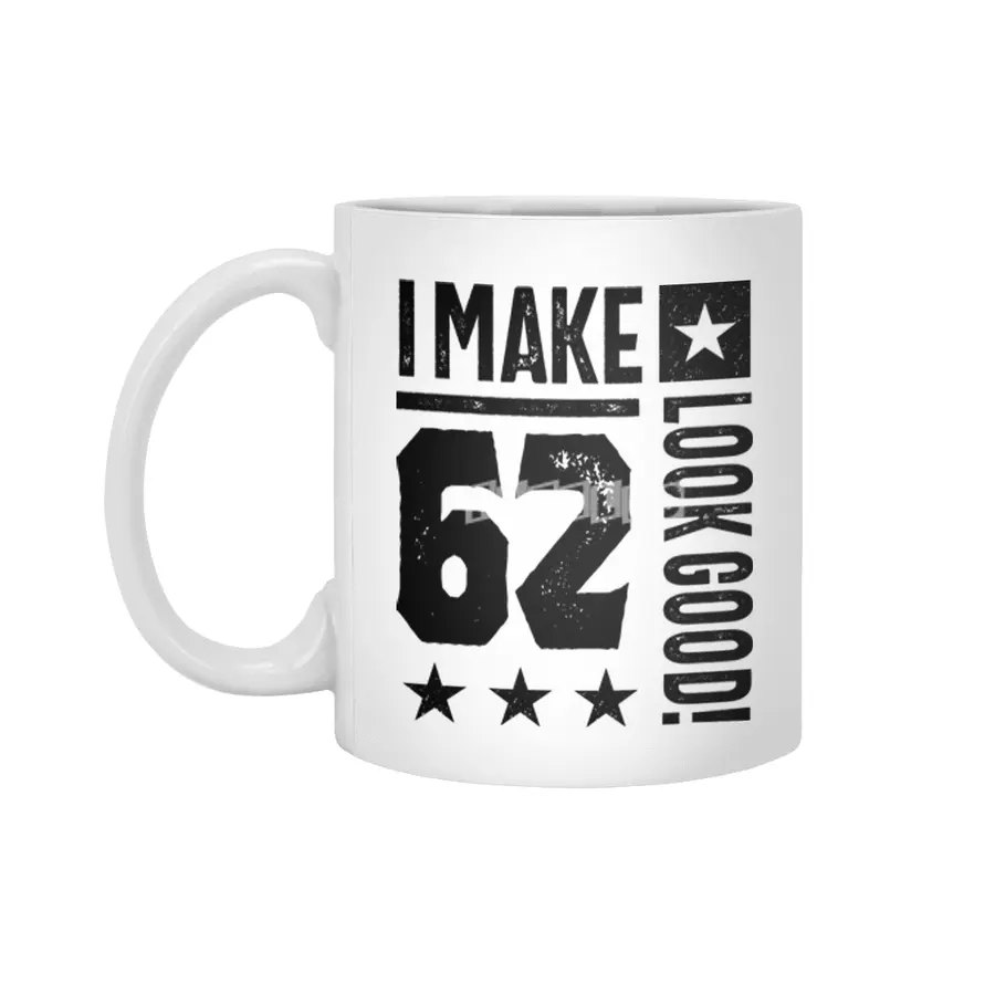 62 Year Old Gift | 62nd Birthday Gift Ideas - Mens and Womens Beyaz Kupa
