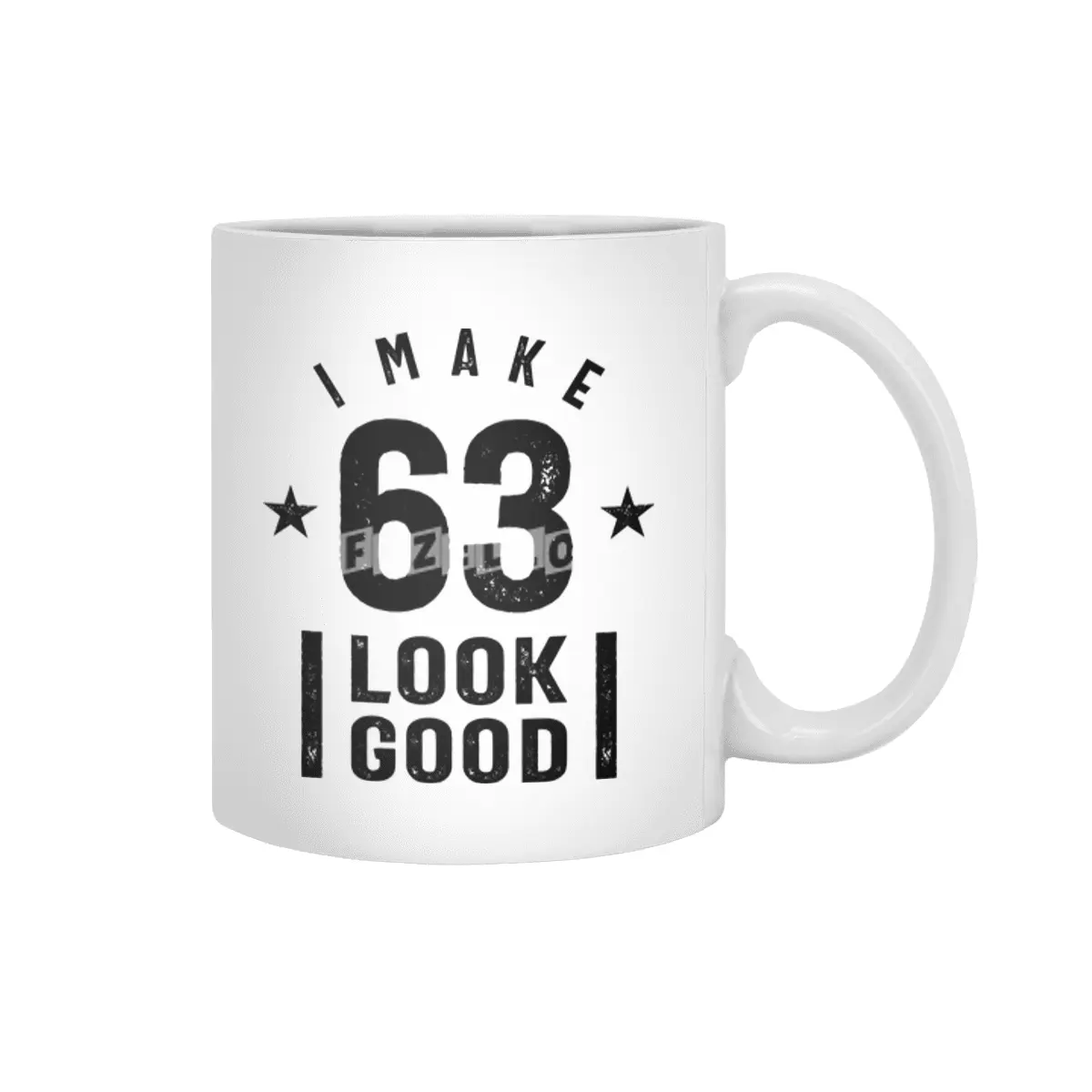63 Year Old Gift | 63rd Birthday Gift Ideas - Mens and Womens Beyaz Kupa