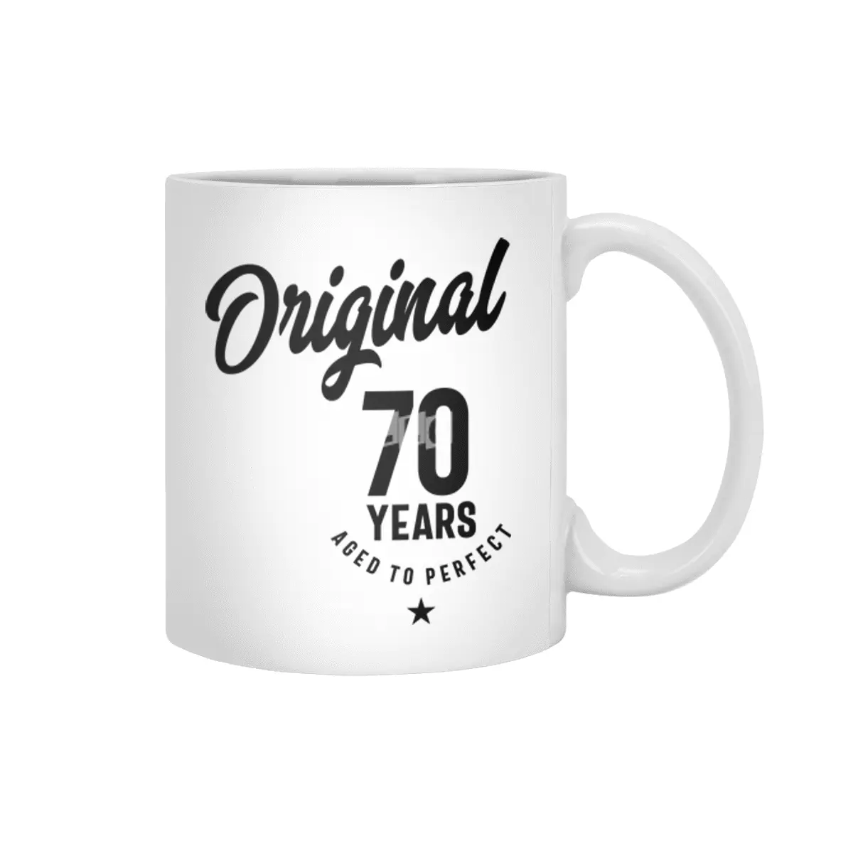 70 Year Old Gift | 70th Birthday Gift Ideas - Mens and Womens Beyaz Kupa