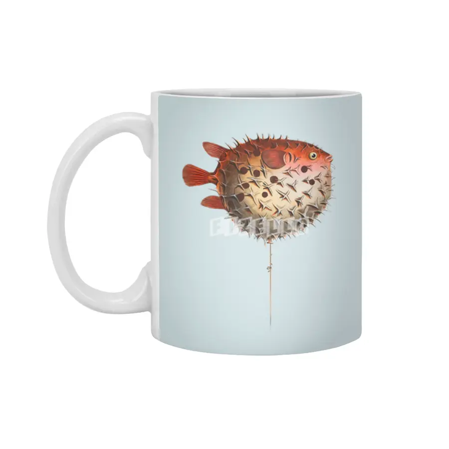 Balloon Fish Beyaz Kupa