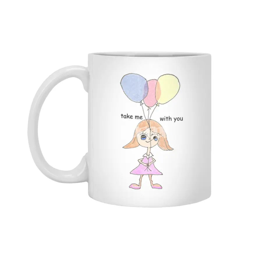 Balloons Beyaz Kupa