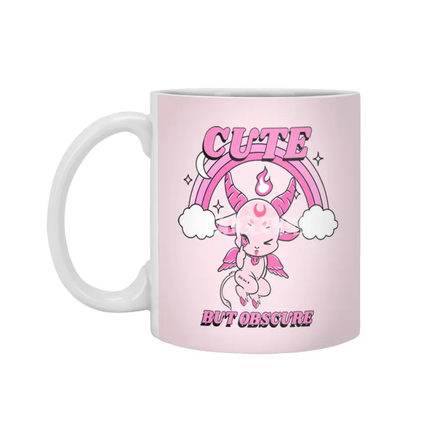 Cute Baphomet Beyaz Kupa