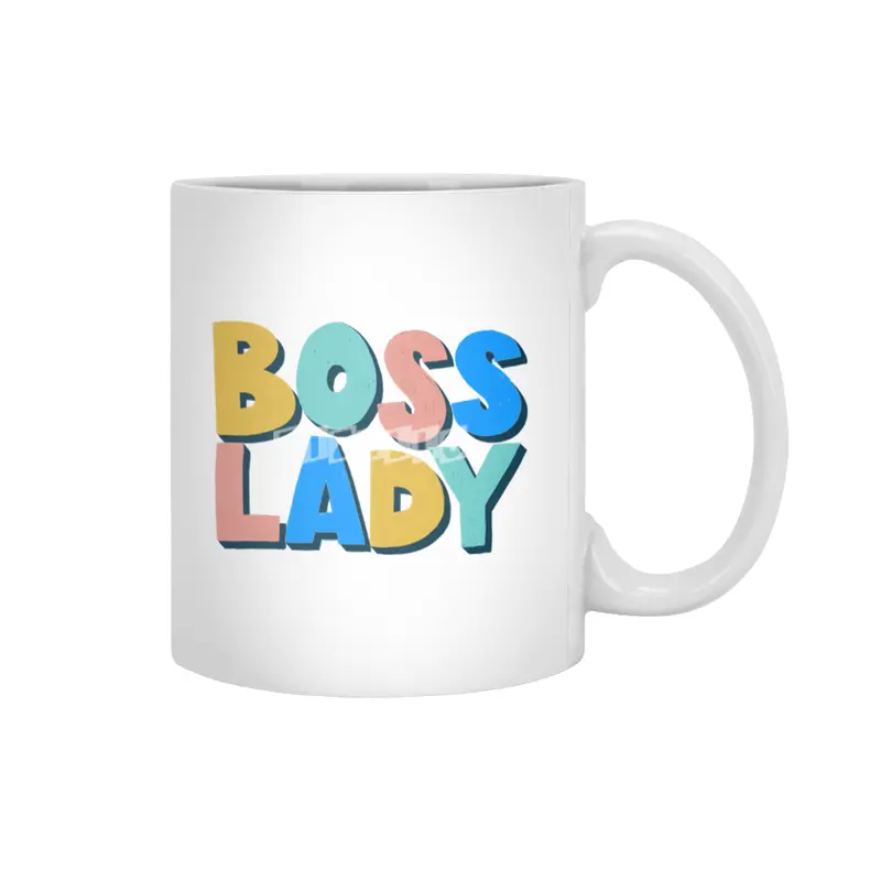 Boss Lady Beyaz Kupa