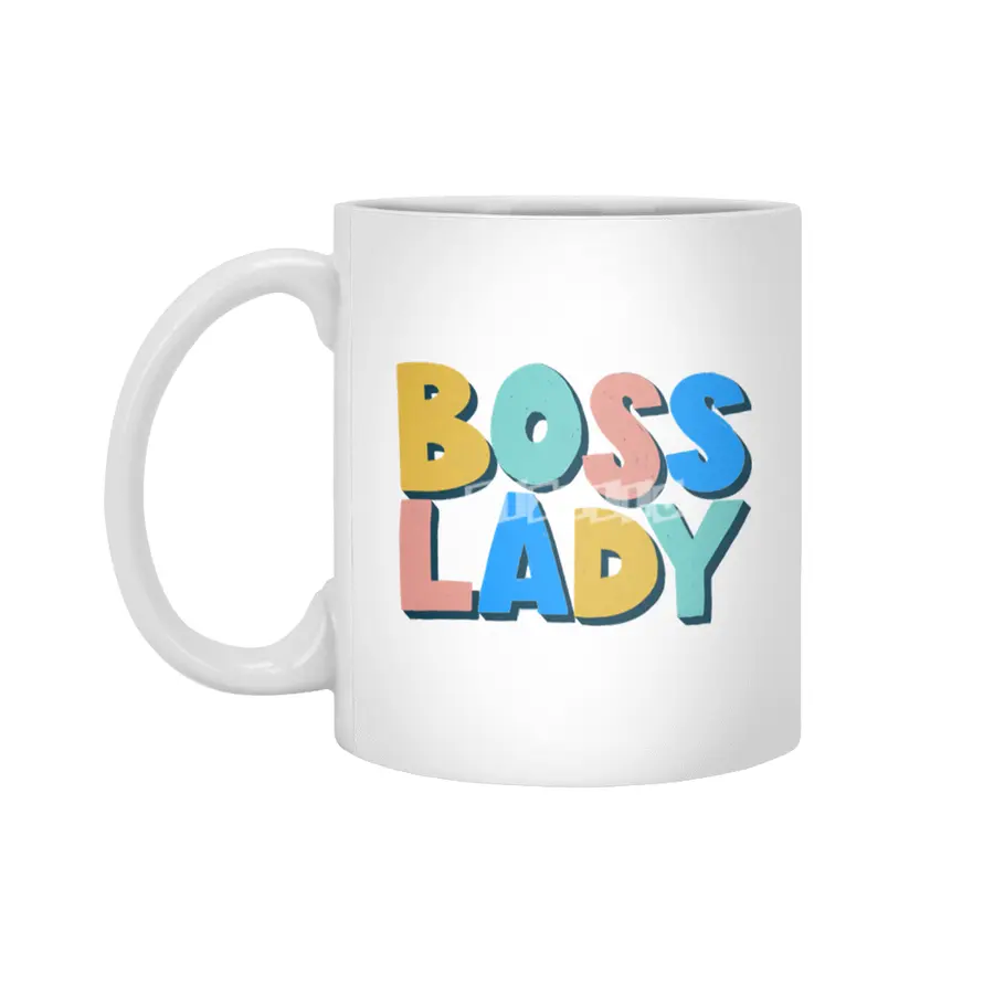 Boss Lady Beyaz Kupa