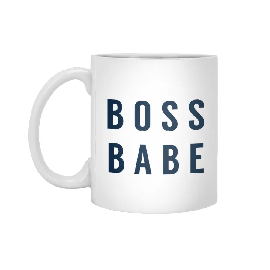 BOSS BABE (Black Type) Beyaz Kupa