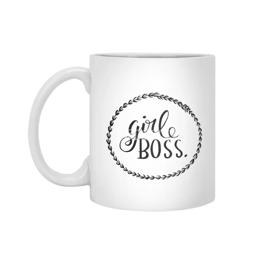 Girl Boss Beyaz Kupa