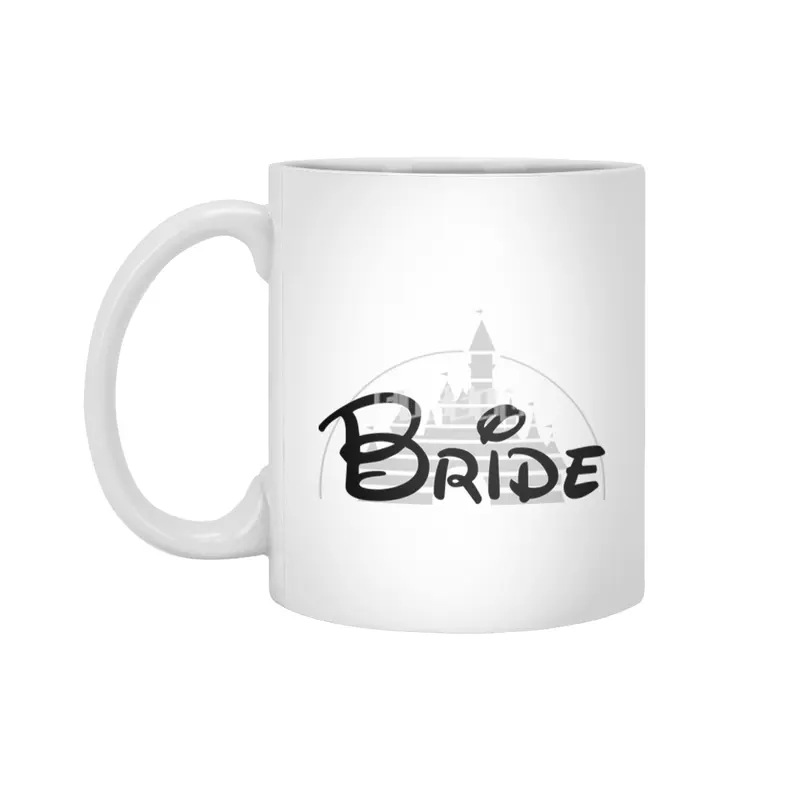 Disney Bride BLACK FONT Beyaz Kupa