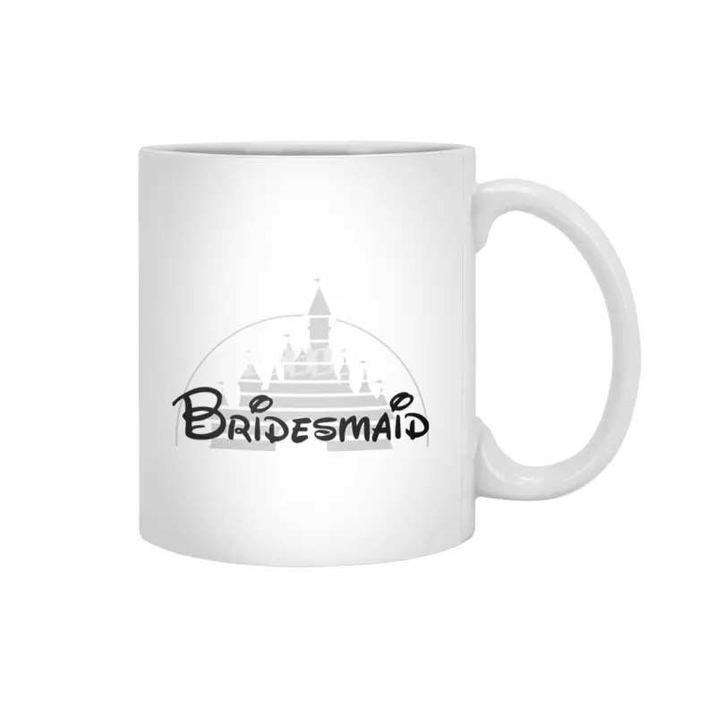 Disney Bridesmaid Beyaz Kupa
