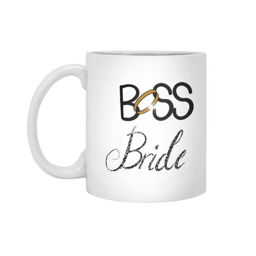 Boss Bride Beyaz Kupa