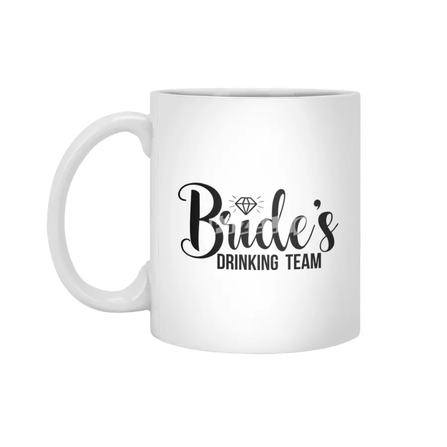 Bride's Drinking Team Beyaz Kupa