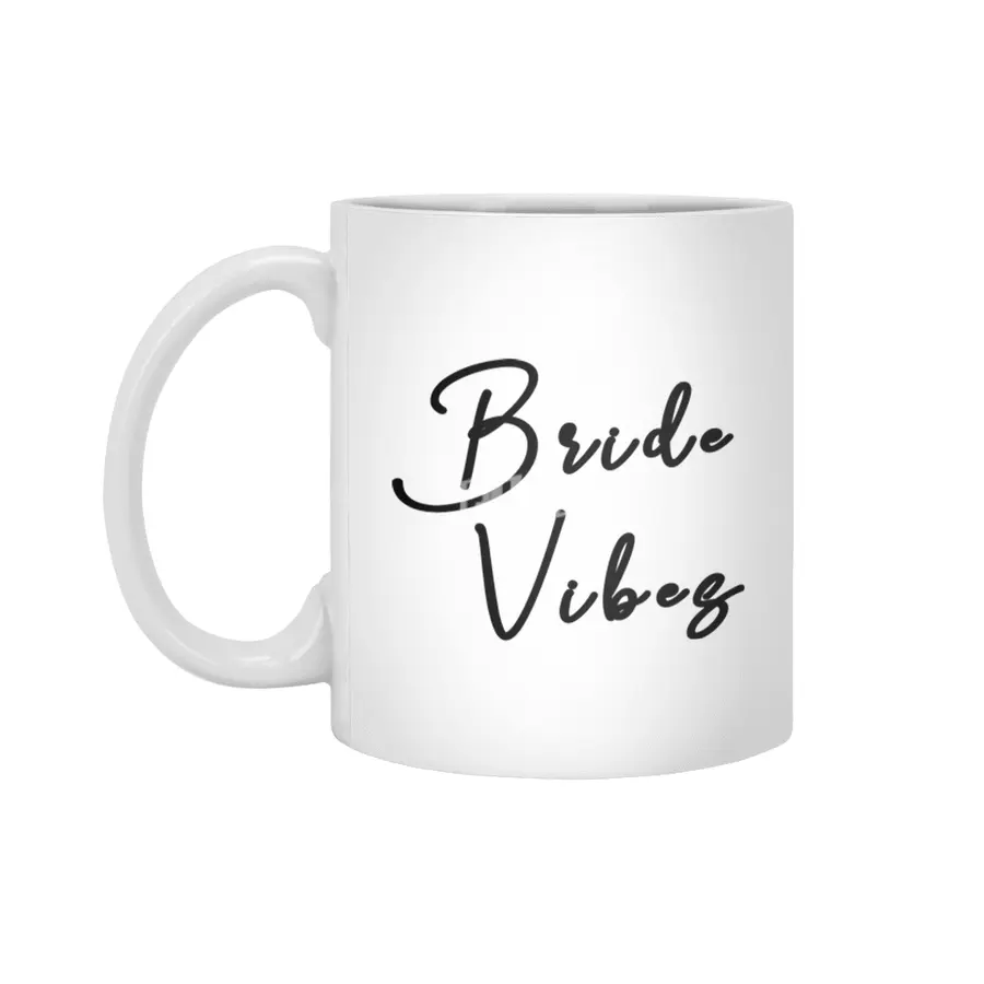 Bride Vibes Beyaz Kupa