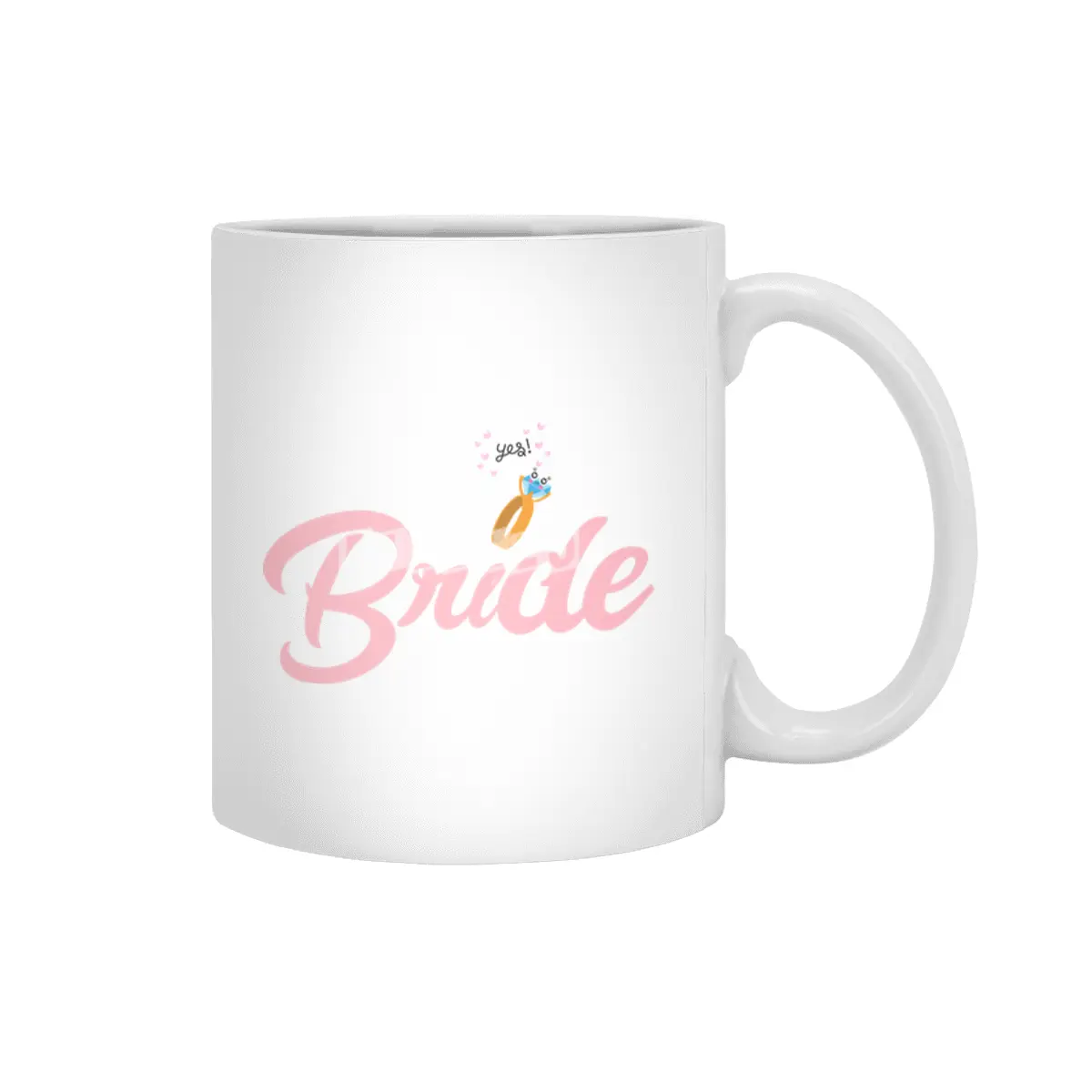 Bachelorette T shirts Bride Squad Bride Shirt Maid of honor shirt, Gift Wedding Party Gift Beyaz Kupa