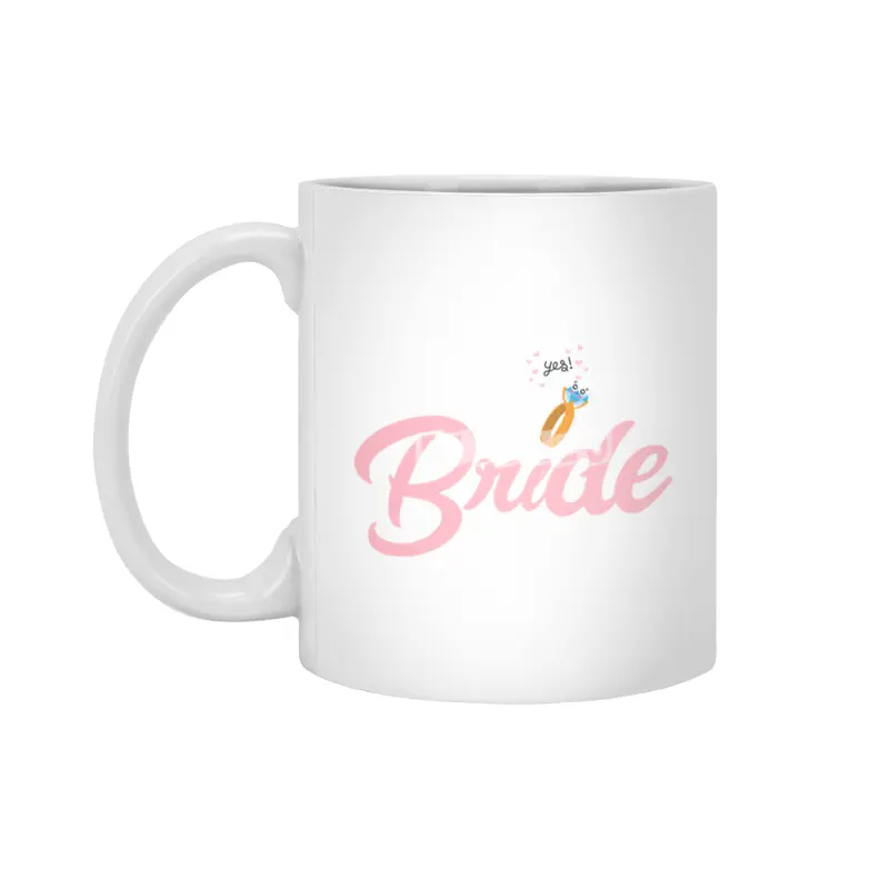 Bachelorette T shirts Bride Squad Bride Shirt Maid of honor shirt, Gift Wedding Party Gift Beyaz Kupa